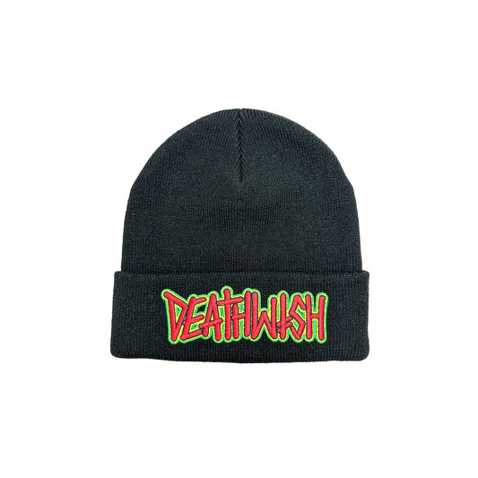 DEATHWISH BRAINS LOGO BEANIE BLACK