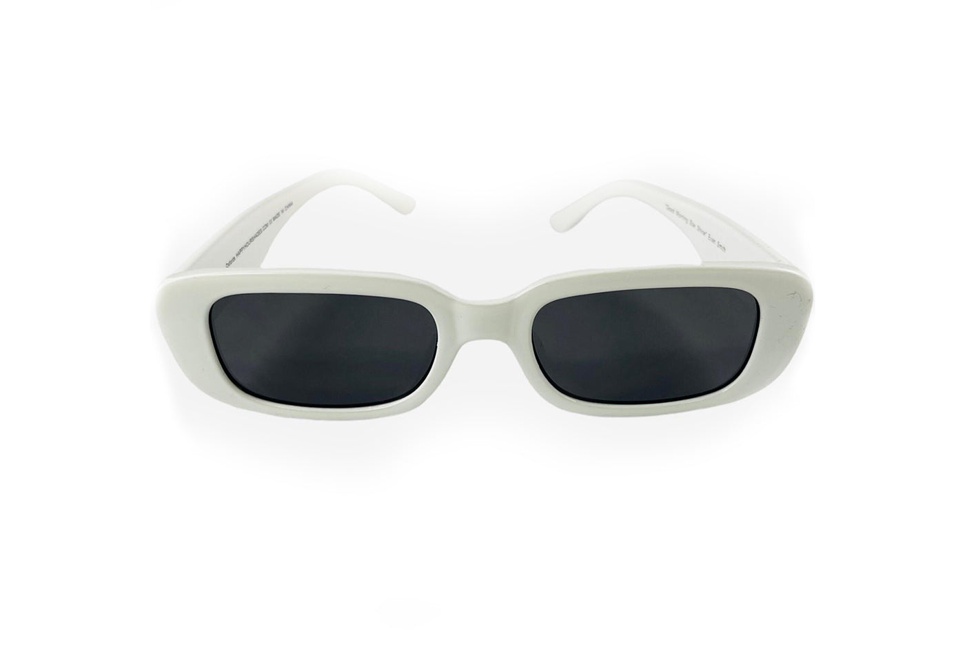 HAPPY HOUR Oxford Gloss White Evan Smith Sunglasses