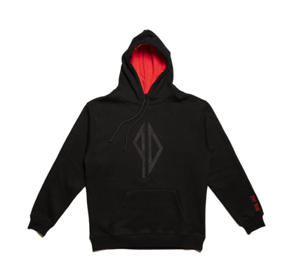 PISSDRUNX LIL RED BLACK HOODIE