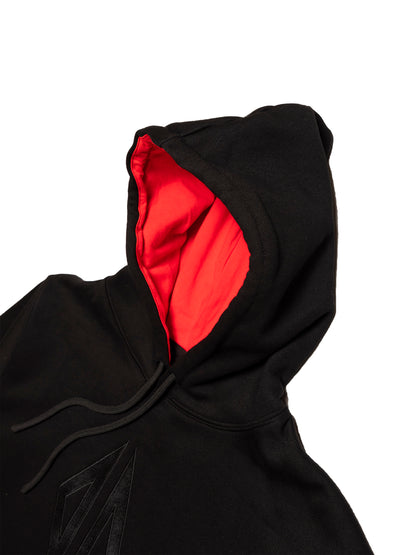 PISSDRUNX LIL RED BLACK HOODIE