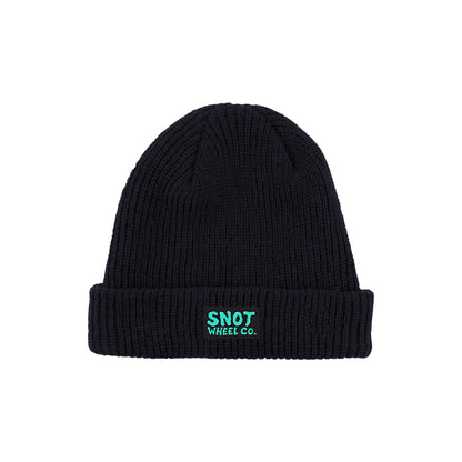 SNOT WHEEL CO. LABEL BEANIE