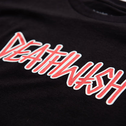 DEATHWISH DEATHSPRAY OUTLINE TEE BLACK/RED
