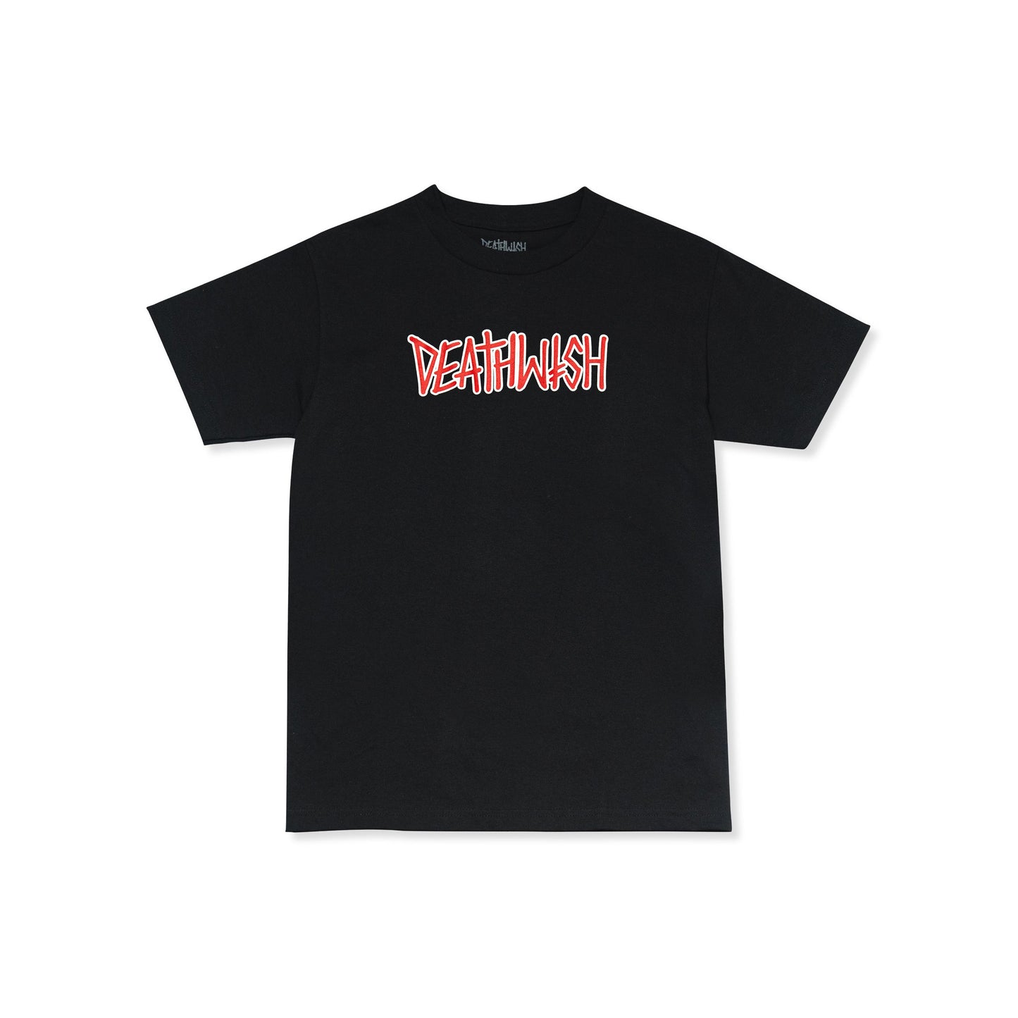 DEATHWISH DEATHSPRAY OUTLINE TEE BLACK/RED