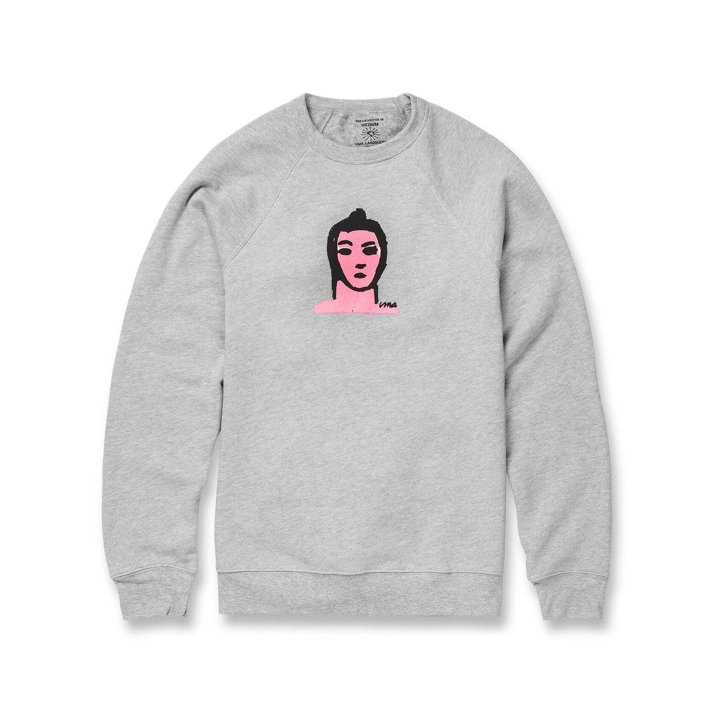 UMA "PINK LADY" FLEECE CREW