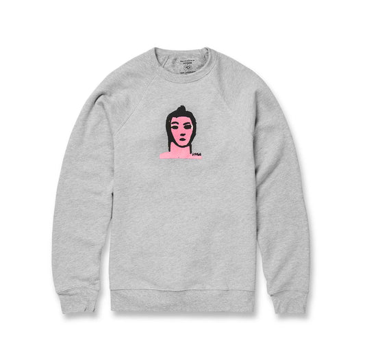 UMA "PINK LADY" FLEECE CREW